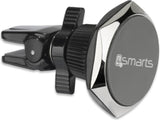 Стойка за Кола Магнитна, 4Smarts Holder Clampmag Chrome, Черен (Bulk) (3)