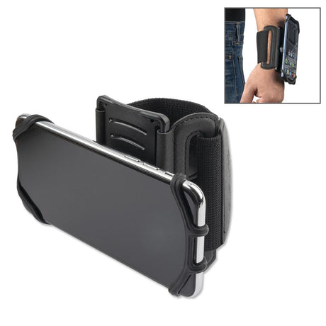 Спортен Калъф за Телефон за Ръка, 4Smarts Sports Armband Pro Wrist, Черен