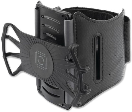 Спортен Калъф за Телефон за Ръка, 4Smarts Sports Armband Pro, Черен (7)