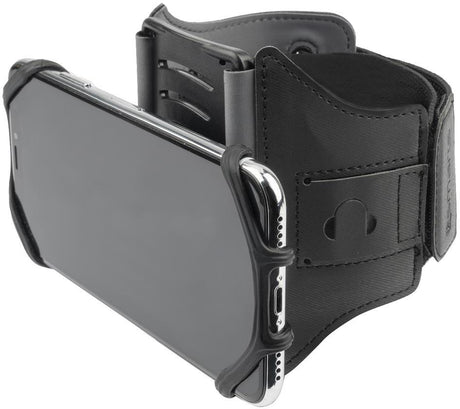 Спортен Калъф за Телефон за Ръка, 4Smarts Sports Armband Pro, Черен