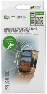 Спортен Калъф за Телефон за Ръка, 4Smarts Sports Armband Pro, Черен (8)