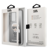 Луксозен Калъф за Samsung S20 Ultra, Karl Lagerfeld Gradient Iconik Case, Черен (5)