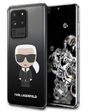 Луксозен Калъф за Samsung S20 Ultra, Karl Lagerfeld Gradient Iconik Case, Черен