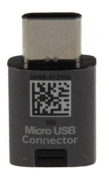 Оригинален Преход/Адаптер за Samsung micro-USB to USB-C EE-GN930BB, Черен (Bulk)