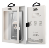 Луксозен Калъф за Samsung S20, Karl Lagerfeld Gradient Iconik Case, Черен (7)