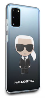 Луксозен Калъф за Samsung S20 Plus, Karl Lagerfeld Gradient Iconik Case, Черен (2)