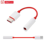Оригинален Аудио Преход/Адаптер за Oneplus USB-C to Aux 3.5mm, Бял (Bulk) (3)