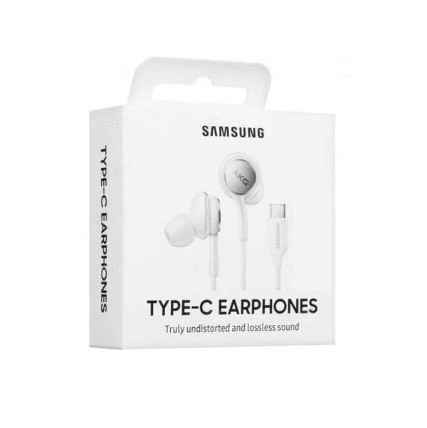Оригинални Слушалки USB-C Samsung Handsfree EO-IC100BWEG AKG, Бял