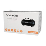 Безжична Колона с Радио, Vennus TWS S22E, Черен (4)
