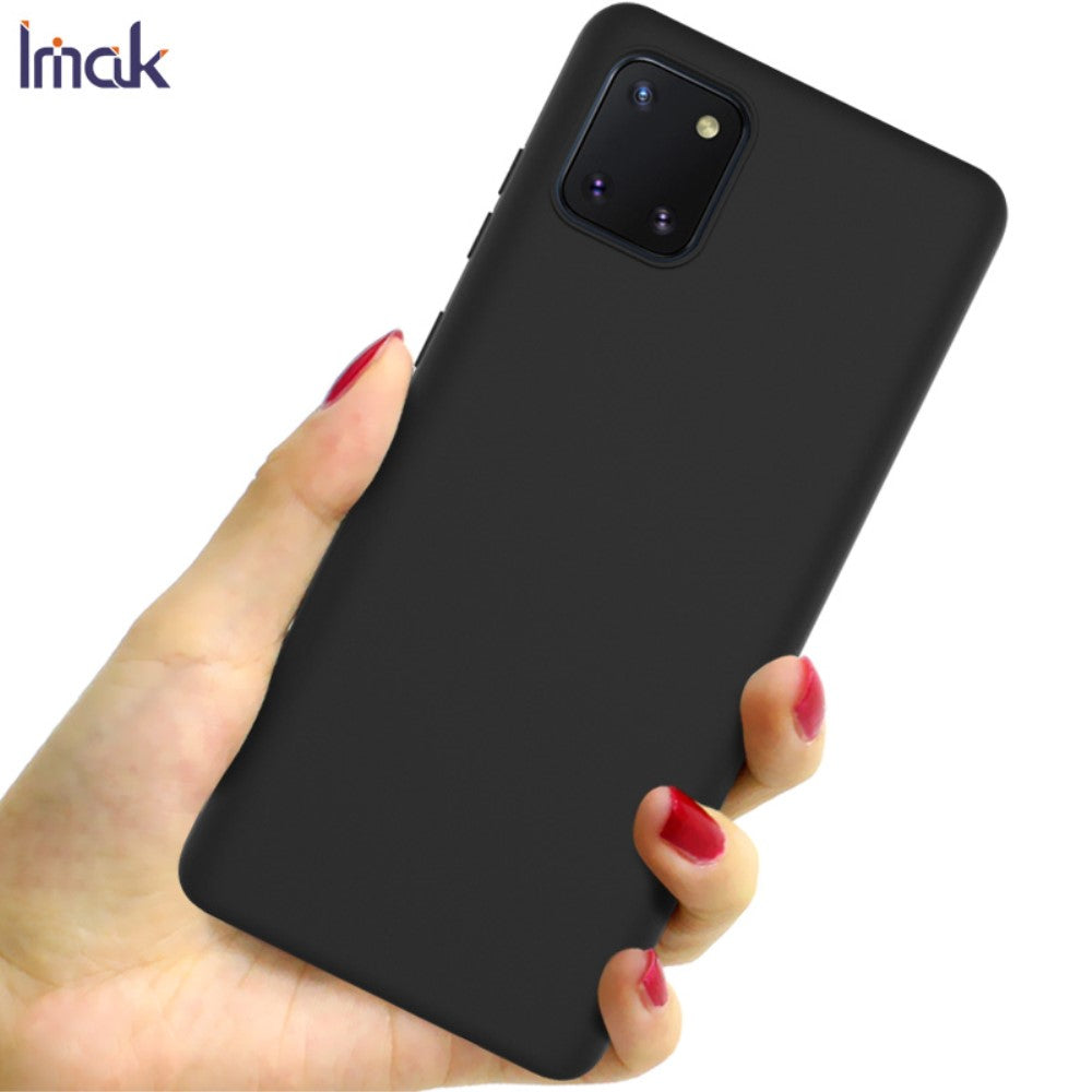 Силиконов Калъф за Samsung Note 10 Lite, Imak UC-1 Case, Черен (6)
