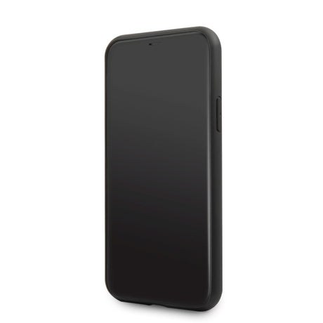 Луксозен Кожен Калъф за iPhone 11 Pro, Karl Lagerfeld Body Case, Черен (5)