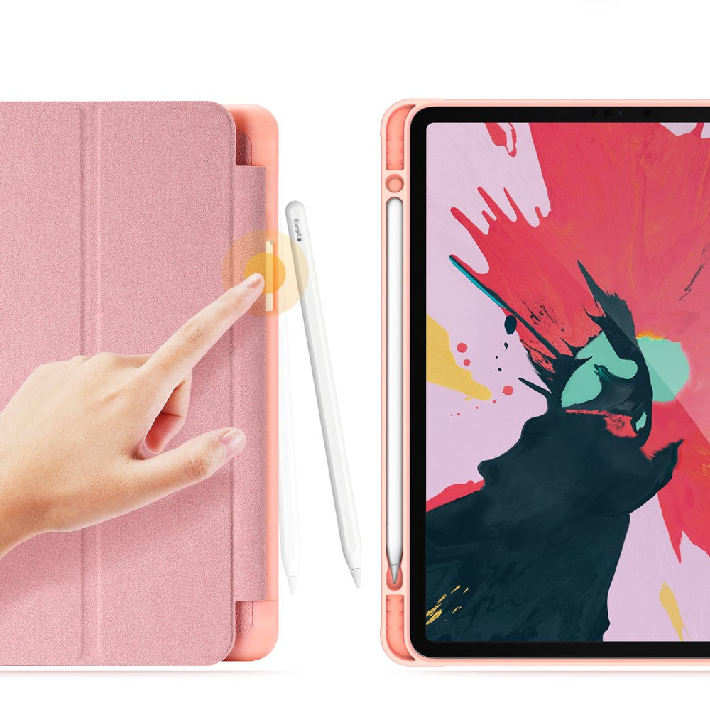 Калъф с Pen Поставка за iPad Pro 11, Dux Ducis Domo Case, Розов (3)