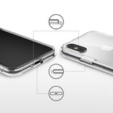 Противоударен Хибриден Калъф за iPhone XS/X, Ringke Fusion Matte Case, Прозрачен (3)
