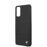 Луксозен Кожен Калъф за Samsung S20, BMW Leather Case, Черен (5)