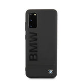 Луксозен Кожен Калъф за Samsung S20, BMW Leather Case, Черен (3)