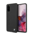 Луксозен Кожен Калъф за Samsung S20, BMW Leather Case, Черен