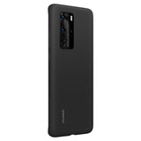 Оригинален Силиконов Калъф за Huawei P40 Pro Soft Silicone Case, Черен (3)