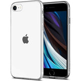 Противоударен Силиконов Калъф за iPhone SE 2022/2020 8/7, Spigen Liquid Crystal Case, Прозрачен