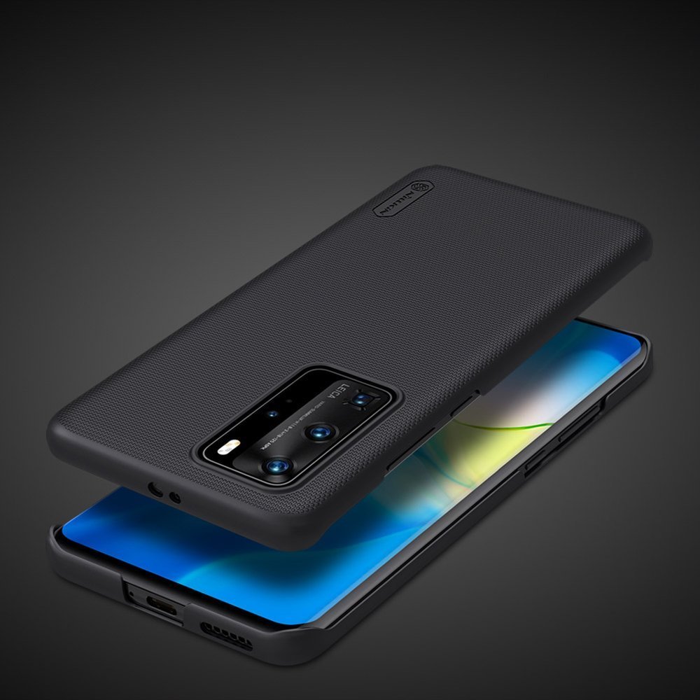 Калъф с Поставка за Huawei P40 Pro, Nillkin Super Frosted Case, Черен (2)