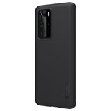 Калъф с Поставка за Huawei P40 Pro, Nillkin Super Frosted Case, Черен (4)