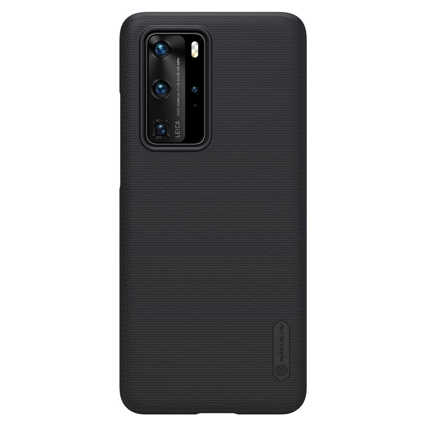 Калъф с Поставка за Huawei P40 Pro, Nillkin Super Frosted Case, Черен (8)