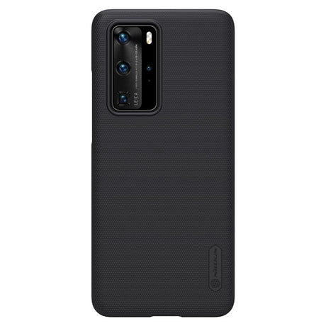 Калъф с Поставка за Huawei P40 Pro, Nillkin Super Frosted Case, Черен (8)