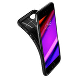 Противоударен Силиконов Калъф за iPhone SE 2022/2020 8/7, Spigen Core Armor Case, Черен (3)