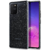 Противоударен Блестящ Калъф за Samsung S10 Lite, Spigen Liquid Crystal Glitter Quartz Case, Прозрачен (4)