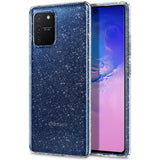 Противоударен Блестящ Калъф за Samsung S10 Lite, Spigen Liquid Crystal Glitter Quartz Case, Прозрачен (3)