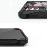 Противоударен Хибриден Калъф за Huawei P40 Lite, Ringke Fusion X Camouflage Case, Черен (5)