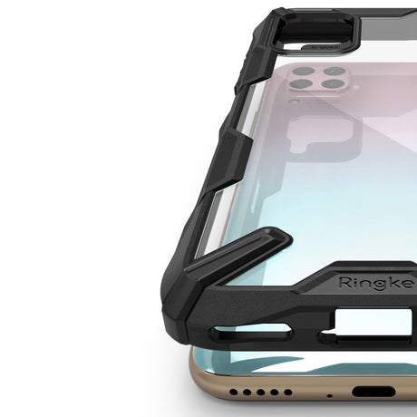 Противоударен Хибриден Калъф за Huawei P40 Lite, Ringke Fusion X Case, Черен (2)