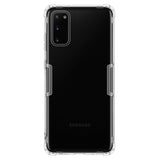 Противоударен Силиконов Калъф за Samsung S20, Nillkin Shockproof Case, Прозрачен