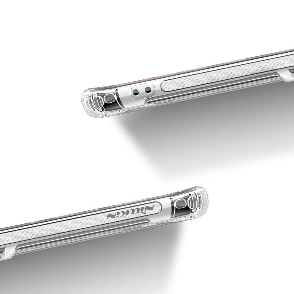 Противоударен Силиконов Калъф за Samsung S20, Nillkin Shockproof Case, Прозрачен (10)