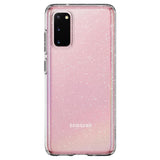 Противоударен Блестящ Калъф за Samsung S20, Spigen Liquid Crystal Glitter Quartz Case, Прозрачен (4)