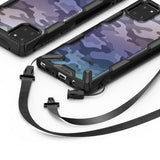 Противоударен Хибриден Калъф за Samsung Note 10 Lite, Ringke Fusion X Camouflage Case, Черен (6)
