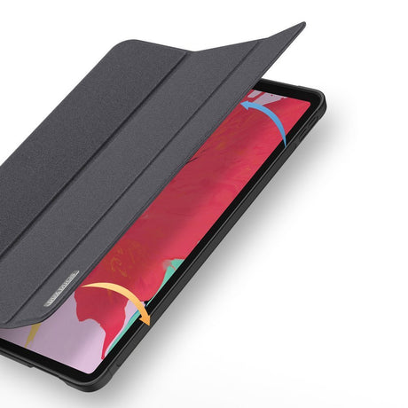 Калъф с Pen Поставка за iPad Pro 12.9" 2022-2018/ Air 13, Dux Ducis Domo Case, Черен (3)
