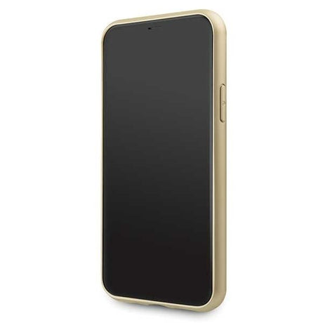 Луксозен Кожен Калъф за iPhone 11 Pro, Guess Charms Case, Кафяв (6)
