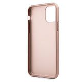 Луксозен Кожен Калъф за iPhone 11 Pro, Guess Leather Case, Розов (4)