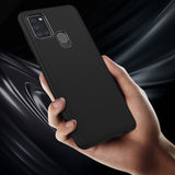 Силиконов Калъф за Samsung A21S, Twill Case, Черен (3)