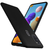 Силиконов Калъф за Samsung A21S, Twill Case, Черен (2)