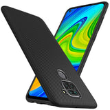 Силиконов Калъф за Xiaomi Redmi Note 9, Twill Case, Черен