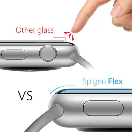 Удароустойчив Протектор за Apple Watch SE/ 6/ 5/ 4 44 mm, Spigen Neoflex Glass, Прозрачен (3)