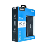 Универсално Зарядно за Лаптоп, Rebel 90W, Черен
