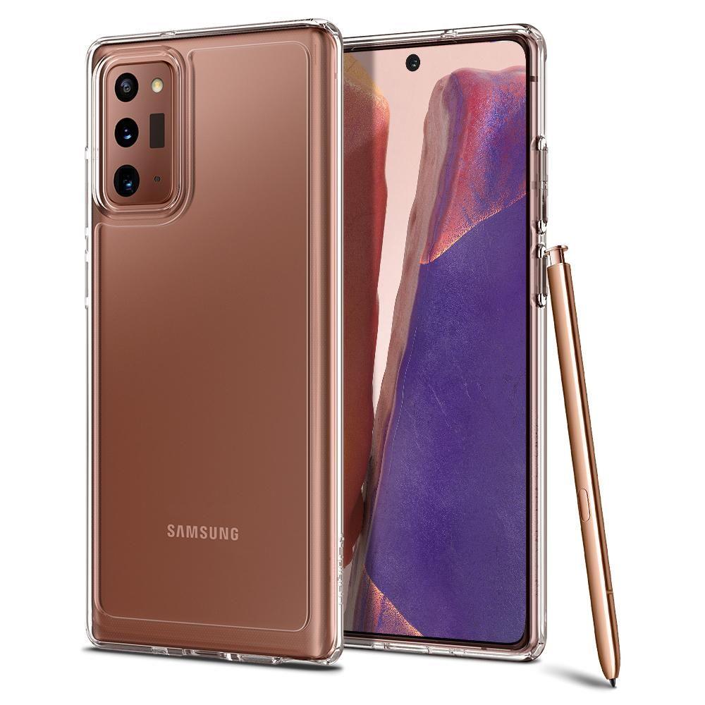 Противоударен Хибриден Калъф за Samsung Note 20 Ultra, Spigen Ultra Hybrid Case, Прозрачен