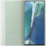 Оригинален Активен Калъф за Samsung Note 20 Clear View Cover Book Case Ef-Zn980cme, Зелен (3)