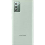 Оригинален Активен Калъф за Samsung Note 20 Clear View Cover Book Case Ef-Zn980cme, Зелен (4)
