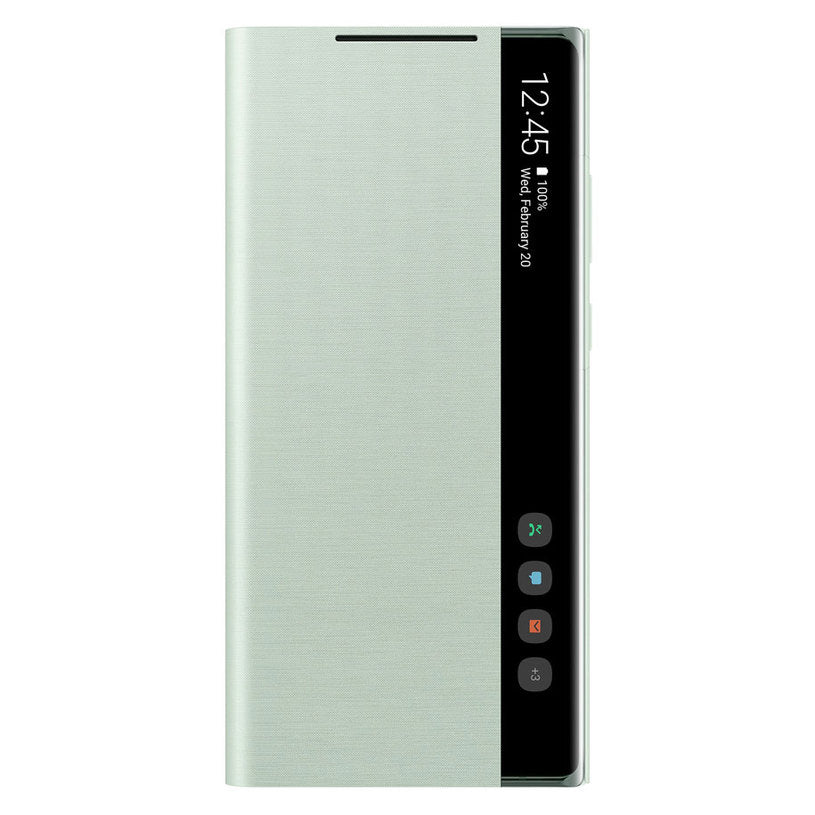 Оригинален Активен Калъф за Samsung Note 20 Clear View Cover Book Case Ef-Zn980cme, Зелен