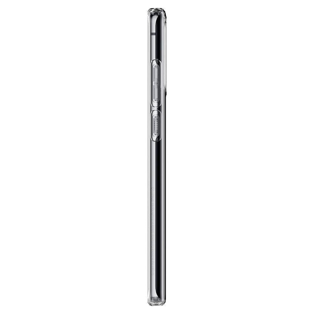 Противоударен Силиконов Калъф за Samsung Note 20, Spigen Liquid Crystal Case, Прозрачен (7)