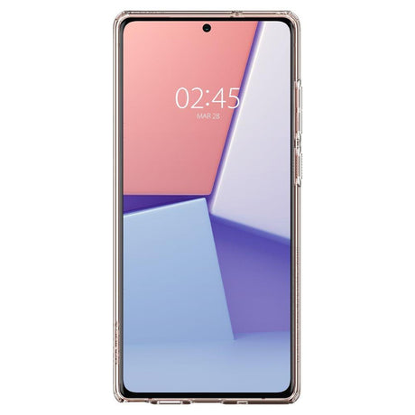 Противоударен Силиконов Калъф за Samsung Note 20, Spigen Liquid Crystal Case, Прозрачен (5)