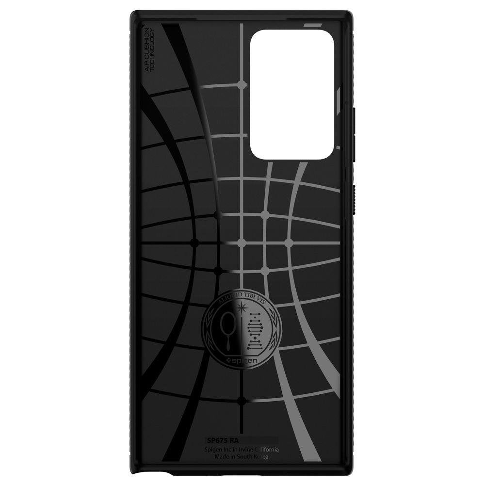 Противоударен Силиконов Калъф за Samsung Note 20 Ultra, Spigen Rugged Armor Case, Черен (9)